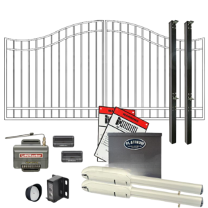 DuraGate Swing Gate & Automation Kit - Bell Curve 12x4' Dual