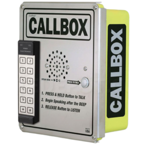 Ritron RQX-127M-XT-GG-KP XT Radio Callbox - Model 7 w/ Keypad