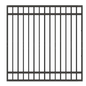 DuraGate Modular Flat Top Pedestrian Gate - 6' W x 6' H