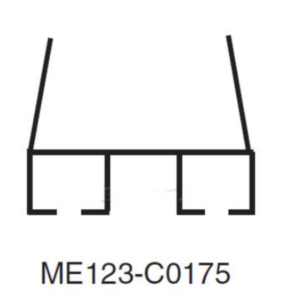 Miller Edge ME123-C0175 Mounting Channel
