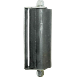 DuraGate GR6KT Single Guide Roller - 6" Rubber / Black