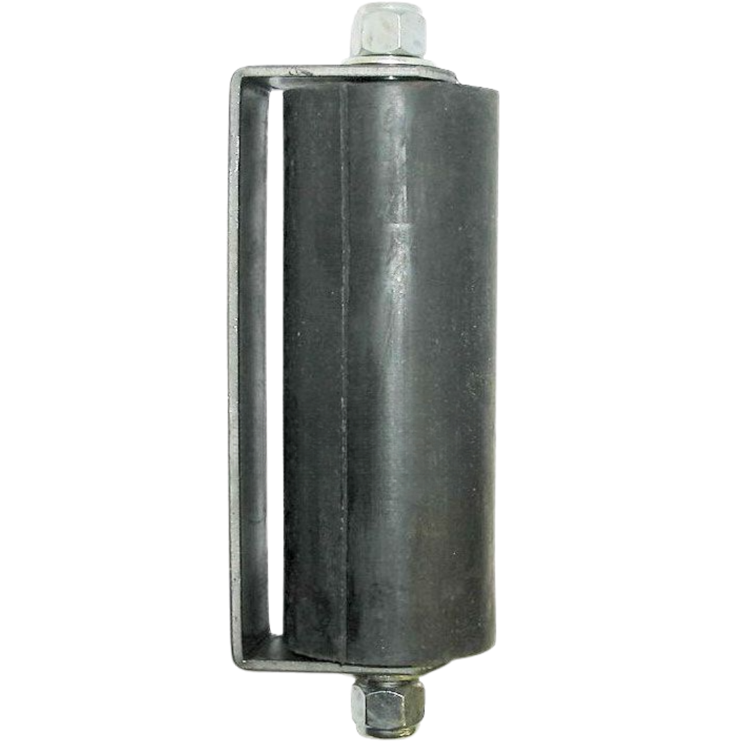 DuraGate GR6KT Single Guide Roller - 6" Rubber / Black
