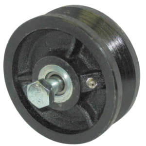 Duragate VGR4SL Cast Iron V-Groove Wheel - 4" Slim / 800 Lbs