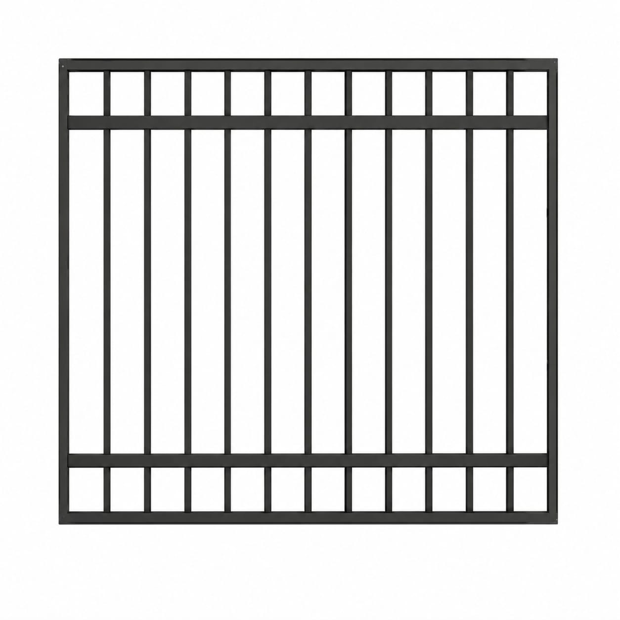 DuraGate Modular Flat Top Pedestrian Gate - 5-1/2' W x 5' H