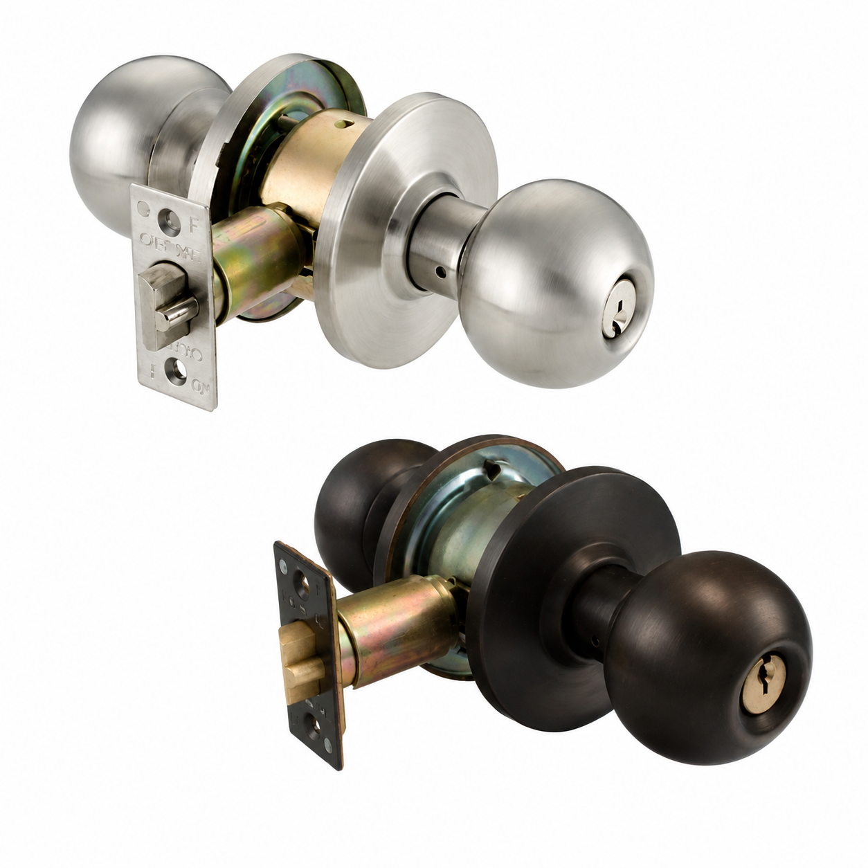 Cal Royal BA02 Double Cylinder Entry Knobs