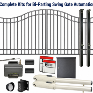 DuraGate Swing Gate & Automation Kit - Bell Curve 12x5' Dual