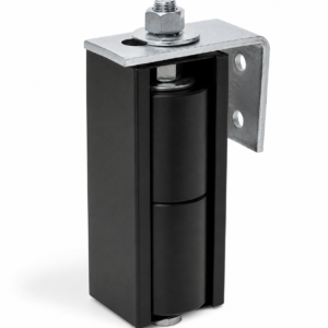 DoorKing 1204-121 Adjustable Single Guide Roller - 6" UHMW / Black