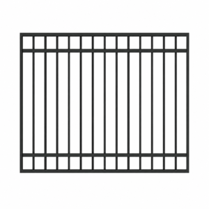 DuraGate Modular Flat Top Pedestrian Gate - 6-1/2' W x 5' H