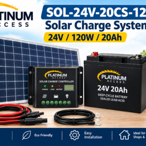 Platinum Access SOL-24V-20CS-120W Solar Charge System - 24V / 120W / 20Ah