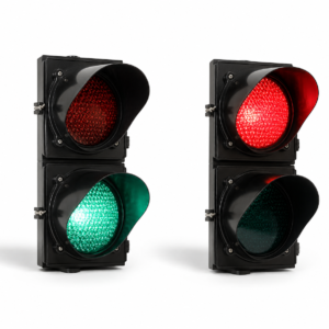 DoorKing 1603-223 Traffic Light w/ 95" Mounting Post