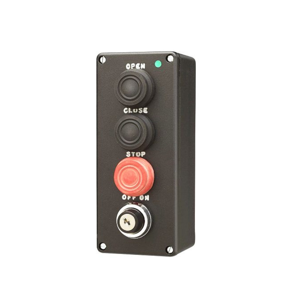 LiftMaster 3-Button Outdoor Surface Mount Station with Single Key Control (NEMA 4/12) | LIF-02406